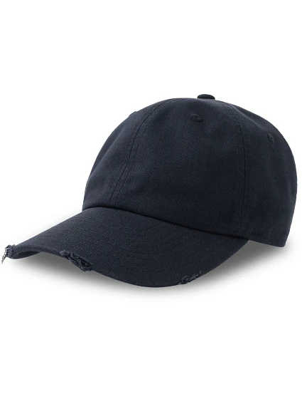 Atlantis Headwear Dad Hat Destroyed-S 6 panelová baseballová kšiltovka 33.0243 navy Atlantis Headwear Dad Hat Destroyed-S 6 panelová baseballová kšiltovka 33.0243 navy