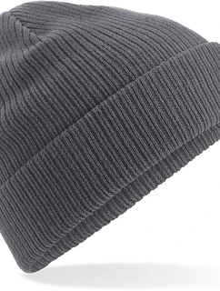 B Pletená čepice z bio bavlny graphite grey model 22481578 - Beechfield