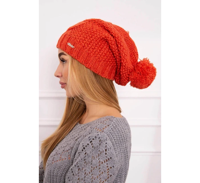 Čepice s fleecem Justyna K253 červená