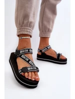 Dámské sandály na platformě Big Star model 21652644 Černé - Big Star Shoes Dámské sandály na platformě Big Star model 21652644 Černé - Big Star Shoes