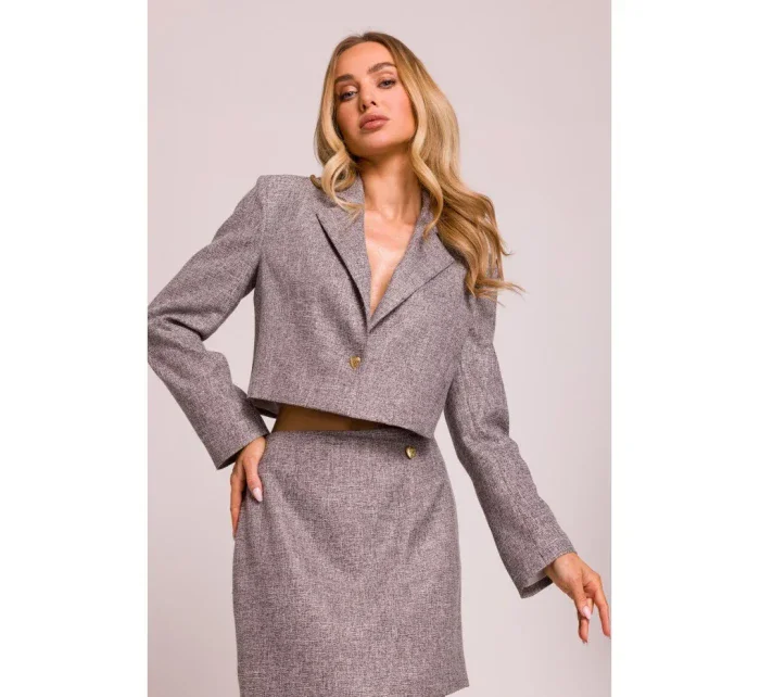 M853 Blejzr s oříznutým střihem - grafitový