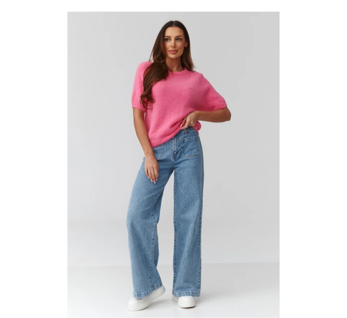 Svetr s krátkým rukávem  model 224084 Makadamia