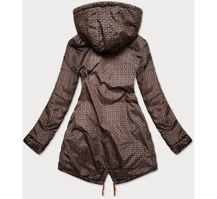 Oranžová oboustranná dámská bunda model 16151357 - MHM