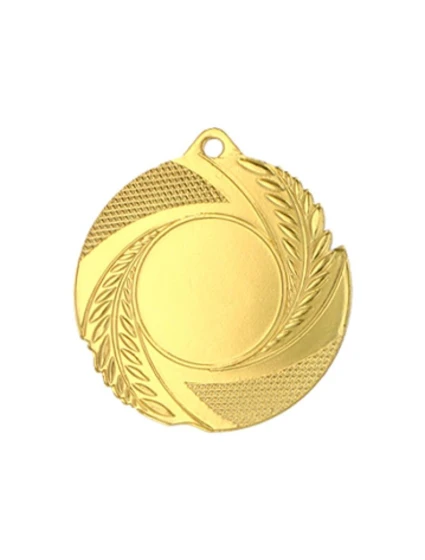 Obecná zlatá medaile s prostorem pro emblém 25 mm - ocelová medaile