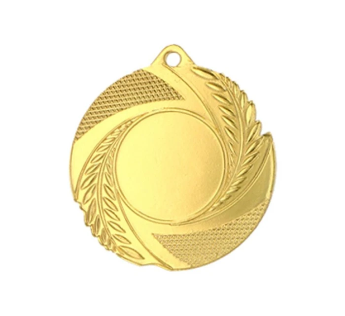 Obecná zlatá medaile s prostorem pro emblém 25 mm - ocelová medaile