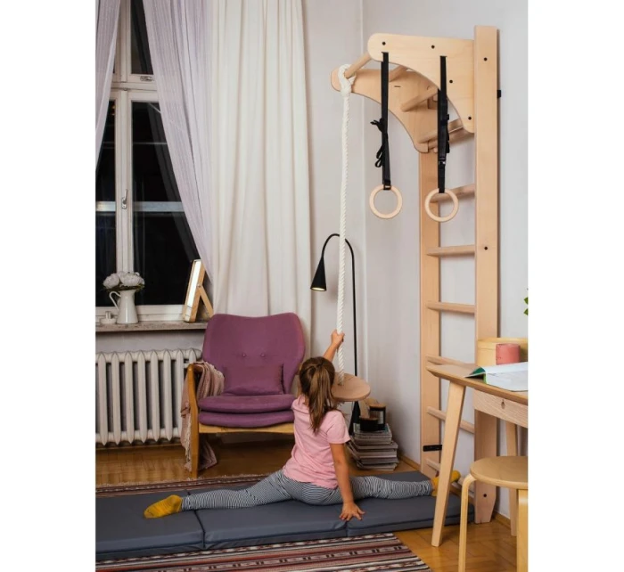 Žebřík s dřevěnou příčkou a příslušenstvím BENCHK 111+A204 dětské