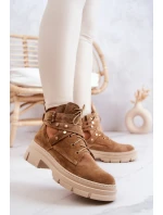 dámské kozačky s výřezy Camel model 21576616 - Boto