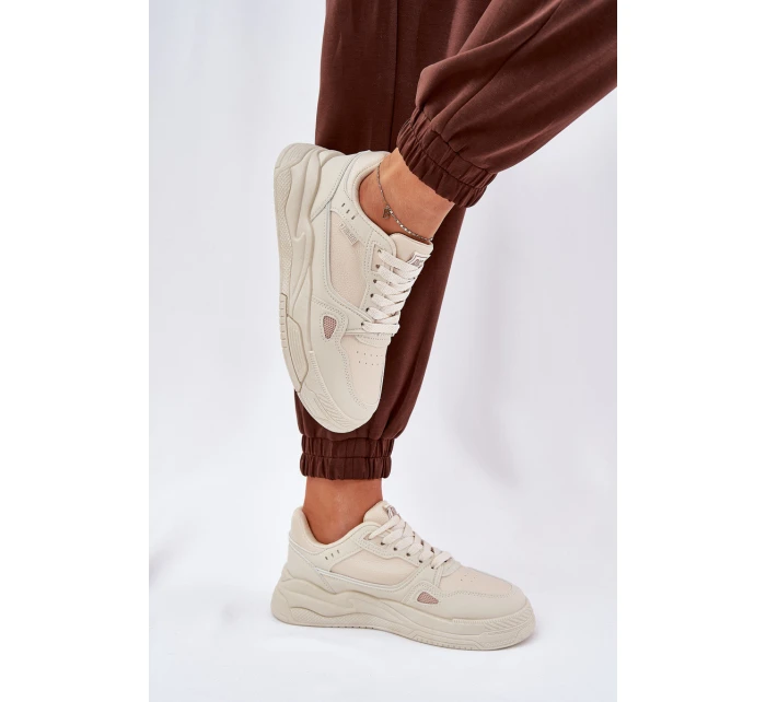 Dámské sneakersy Big Star NN274668 Béžové Dámské sneakersy Big Star NN274668 Béžové