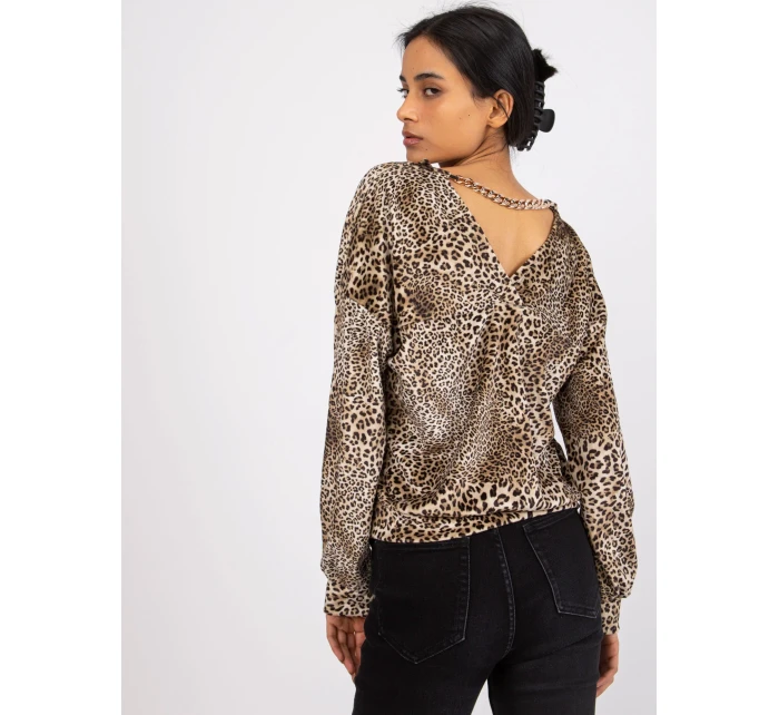 Halenka DHJ BZ černá a béžová model 17081421 - FPrice Halenka DHJ BZ černá a béžová model 17081421 - FPrice