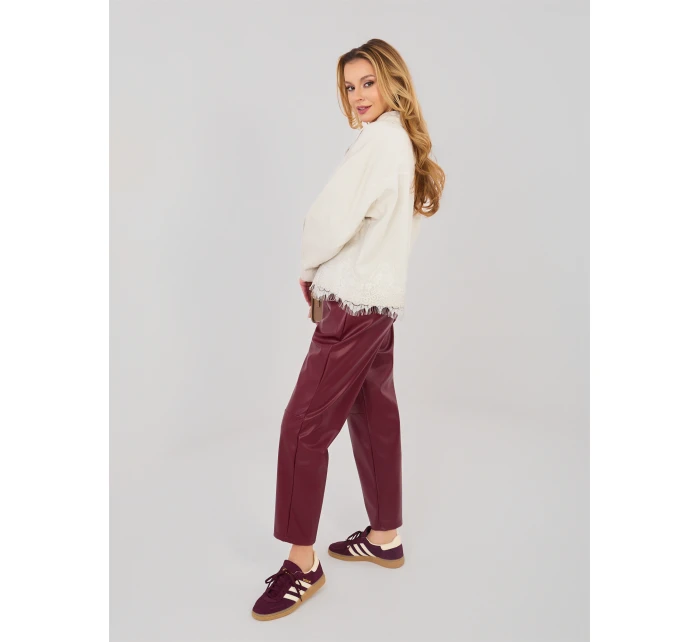 Kalhoty IT SP FL8576.06P tmavě červené