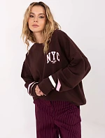 Mikina MJ BL H2496.27 tmavě hnědá