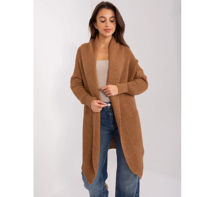 Kardigan TW SW BI model 18970074 brązowy - FPrice Kardigan TW SW BI model 18970074 brązowy - FPrice