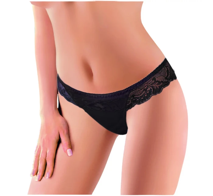 Dámské kalhotky model 21937830 Černá - Ewana Dámské kalhotky model 21937830 Černá - Ewana