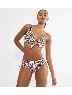 Vrchní díl plavek Summer Wild W animal WHITE - TRIUMPH