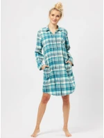 Košile Key LND 471 B24 Flanelová dlouhá/r S-L rozepínací