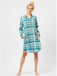 Košile Key LND 471 B24 Flanelová dlouhá/r S-L rozepínací