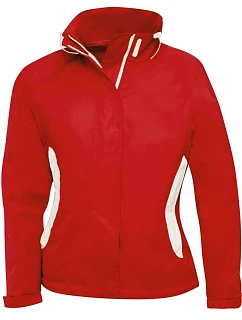 B&C Sparkling /women Dámská jachtařská bunda 01.0910 red/white