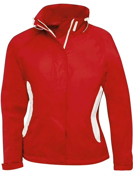B&C Sparkling /women Dámská jachtařská bunda 01.0910 red/white
