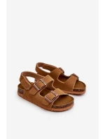 Dětské sandálky na korkové platformě se suchým zipem Camel Rorria Dětské sandálky na korkové platformě se suchým zipem Camel Rorria