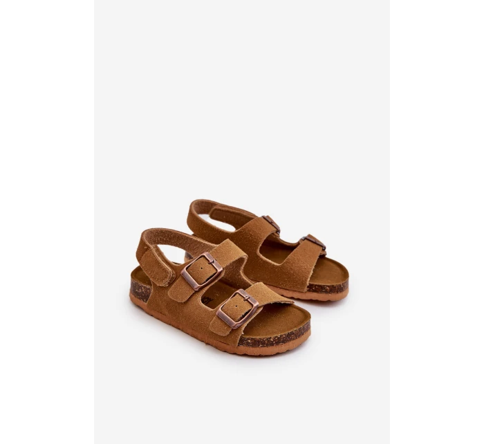 Dětské sandálky na korkové platformě se suchým zipem Camel Rorria Dětské sandálky na korkové platformě se suchým zipem Camel Rorria