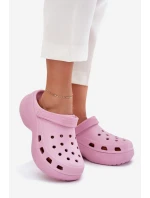 Dámské Plážové Sandály Na Masivní Podešvi Big Star model 21703077 Růžové - Big Star Shoes Dámské Plážové Sandály Na Masivní Podešvi Big Star model 21703077 Růžové - Big Star Shoes