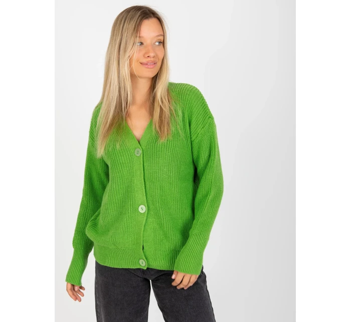 Dámský svetr LC SW 0321 světle zelený Dámský svetr LC SW 0321 světle zelený