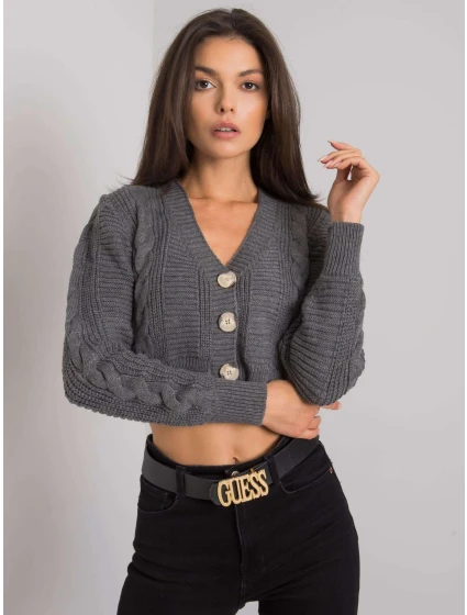 Dámský svetr LC SW model 15826246 tmavě šedý - FPrice