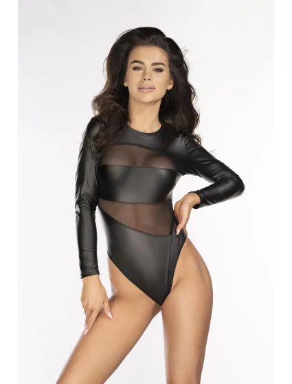 Dámské sexy body Karoserie V-10580 Černá - Axami Dámské sexy body Karoserie V-10580 Černá - Axami