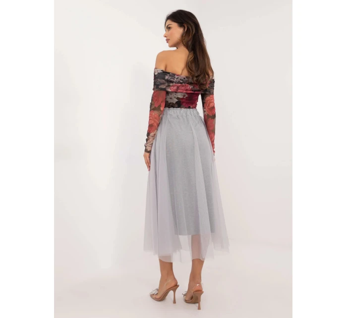 Dámská sukně DHJ SD 19568.13X Šedá - FPrice