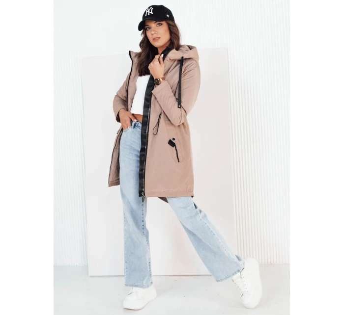 Dámská přechodná bunda parka GROLIN khaki FashionStreet TY4173