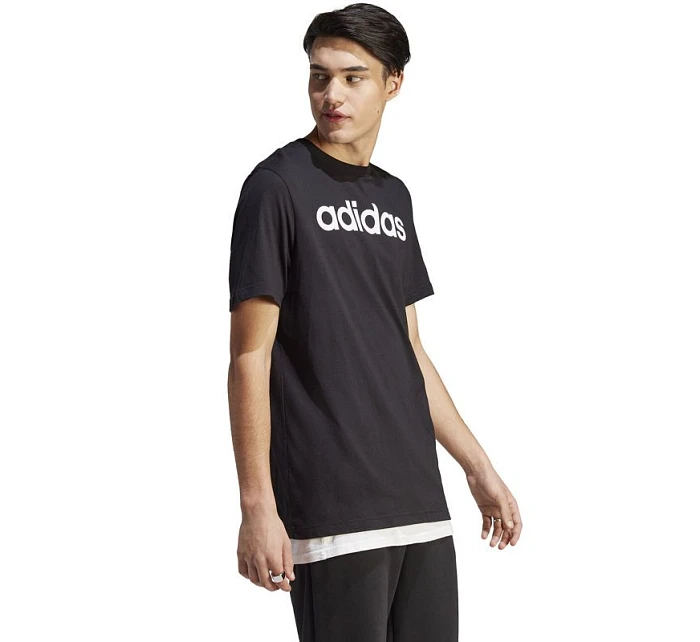 Tričko adidas Essentials Single Jersey s lineárním vyšívaným logem M IC9274