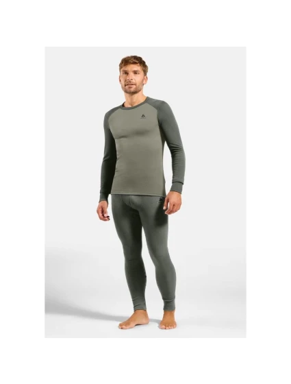 Termoaktivní prádlo - Odlo Set ACTIVE WARM Special Set velikost M Dark Grey