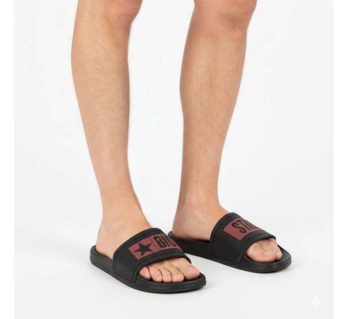 Pánské plážové žabky pool black Big Star TT174A003