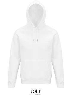 SOL'S Stellar Unisex raglánová mikina s kapucí z bio bavlny model 22525100 white