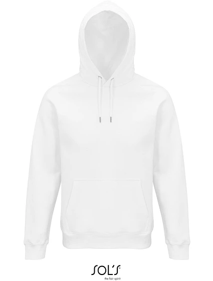 SOL'S Stellar Unisex raglánová mikina s kapucí z bio bavlny 25.3568 white SOL'S Stellar Unisex raglánová mikina s kapucí z bio bavlny 25.3568 white