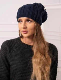 Milano fleecová čepice K203 navy blue