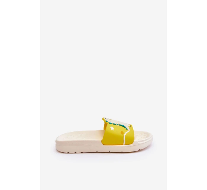 Dětský Dinosaurus T-Rex Slides Béžove Bernis Dětský Dinosaurus T-Rex Slides Béžove Bernis