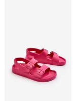 Dětské Lehké Žabky S BIG STAR Fuchsie model 21651526 - Big Star Shoes Dětské Lehké Žabky S BIG STAR Fuchsie model 21651526 - Big Star Shoes