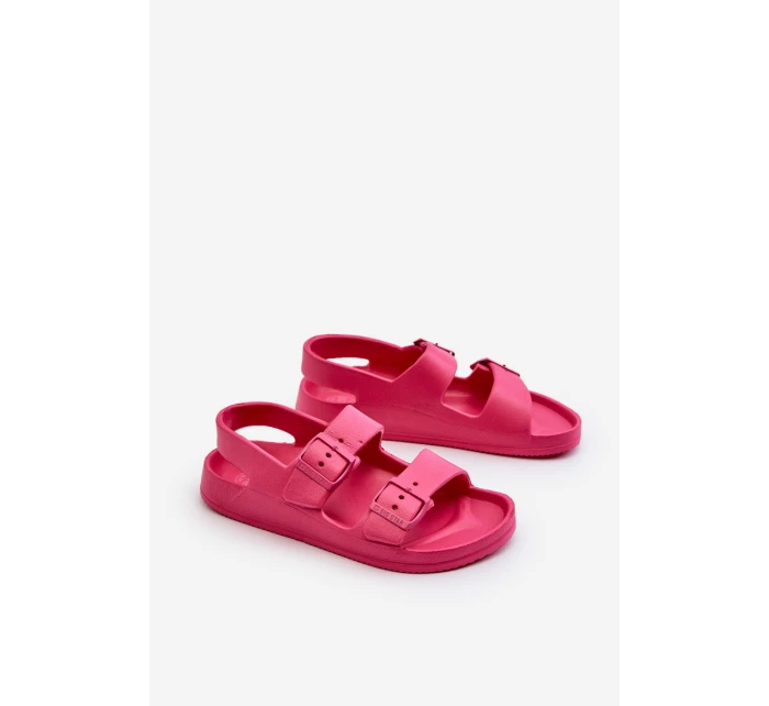 Dětské Lehké Žabky S BIG STAR Fuchsie model 21651526 - Big Star Shoes Dětské Lehké Žabky S BIG STAR Fuchsie model 21651526 - Big Star Shoes