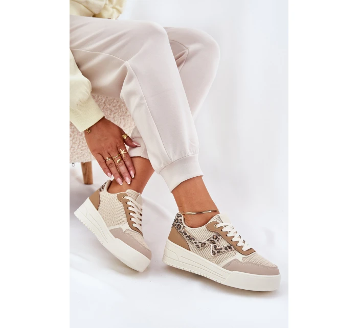 Dámské Sportovní Boty Na Platformě Panther Khaki Lorori Dámské Sportovní Boty Na Platformě Panther Khaki Lorori