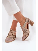 Dámské kožené boty model 21693687 - Maciejka