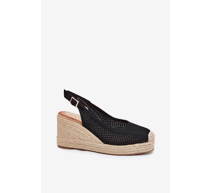 Dámské Sandály Na S Pletením Černé model 21699438 - Boto Dámské Sandály Na S Pletením Černé model 21699438 - Boto