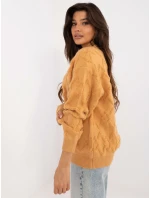Sweter AT SW model 20459129 camelowy - FPrice Sweter AT SW model 20459129 camelowy - FPrice