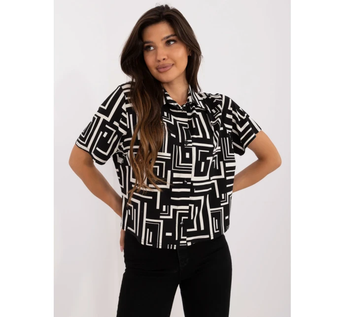 Bluzka LK BZ model 20461025 czarno beżowy - FPrice