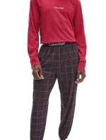 Pánské pyžamo NM2178E - V5N - vínová - Calvin Klein