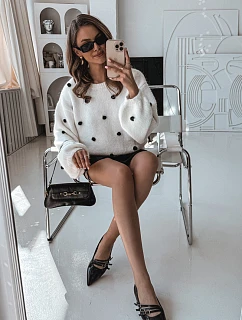 Lakované baleríny KL2913 Palenna černá - Sweet Shoes