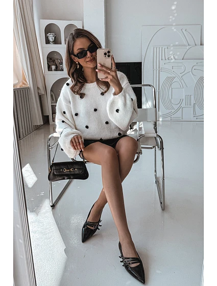 Lakované baleríny KL2913 Palenna černá - Sweet Shoes Lakované baleríny KL2913 Palenna černá - Sweet Shoes