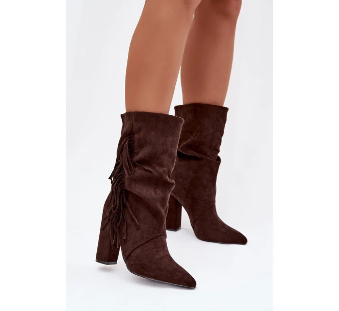 Boty na podpatku  model 221126 Step in style