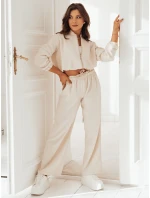 Dámská světle béžová bunda bomber MADDIE FashionStreet RY2320