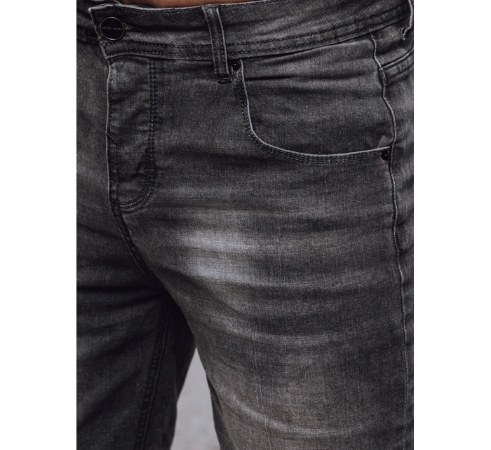 Pánské tmavě šedé džínové šortky FashionStreet SX2398